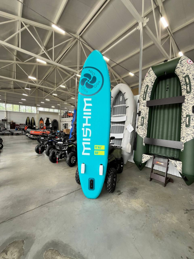 SUP (САП) Доска MISHIMO PRO-MAX Light Teal 11,6’ (355см) SUP (САП) Доска MISHIMO PRO-MAX Light Teal 11,6’ (355см)