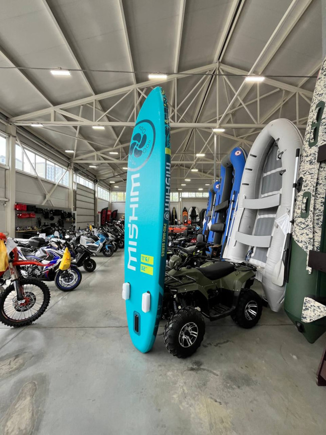 SUP (САП) Доска MISHIMO PRO-MAX Light Teal 11’ (335см) SUP (САП) Доска MISHIMO PRO-MAX Light Teal 11’ (335см)