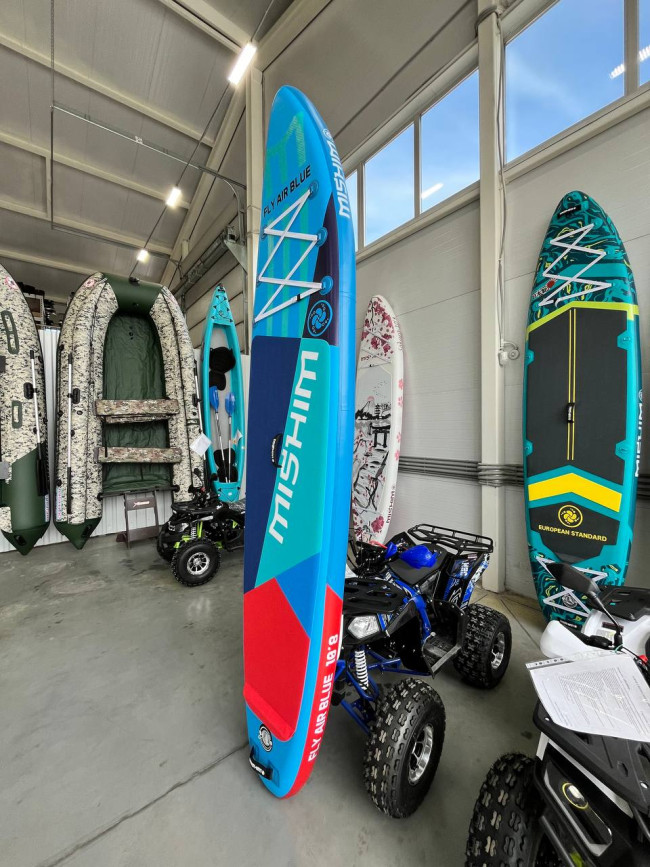 SUP (САП) Доска MISHIMO FLY AIR BLUE 10,8’ (330см) SUP (САП) Доска MISHIMO FLY AIR BLUE 10,8’ (330см)